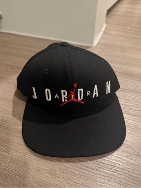 Nike  Air Jordan Hat Youth  Jumpman Snapback Cap Boy Black